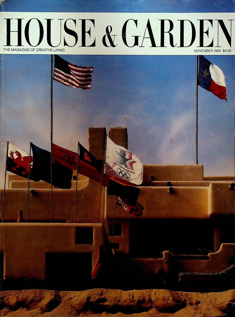 House & Garden Magazine November 1984 Larry Hagman Joan Mitchell Aileen Mehle