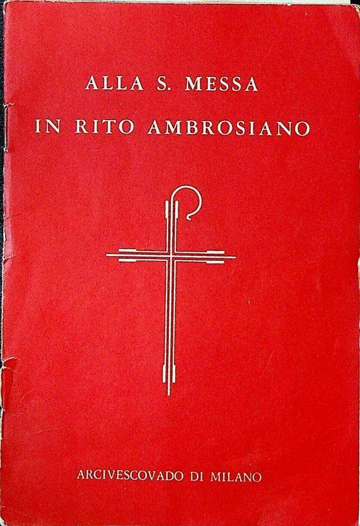 Alli S Messa In Rito Ambrosiano 1967 Booklet Christianity