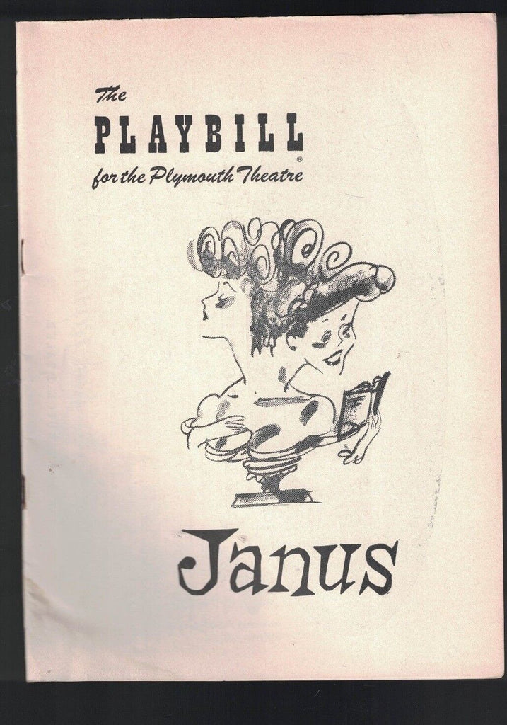 JANUS Playbill Robert Preston Margaret Sullivan January 9 1956 Claude Dauphin