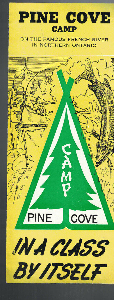 Pine Cove Camp Famous French River Northern Ontario Brochure