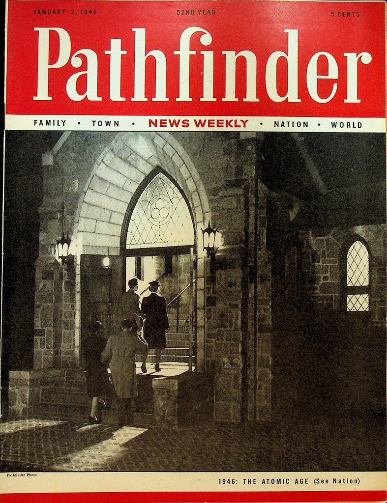 Pathfinder Magazine January 2 1946 Charles Lindbergh George S Patton
