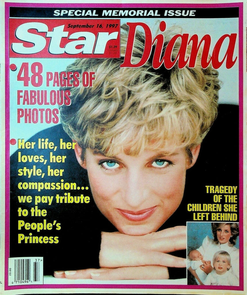 Star Magazine September 16 1997 Princess Diana Memorial Issue