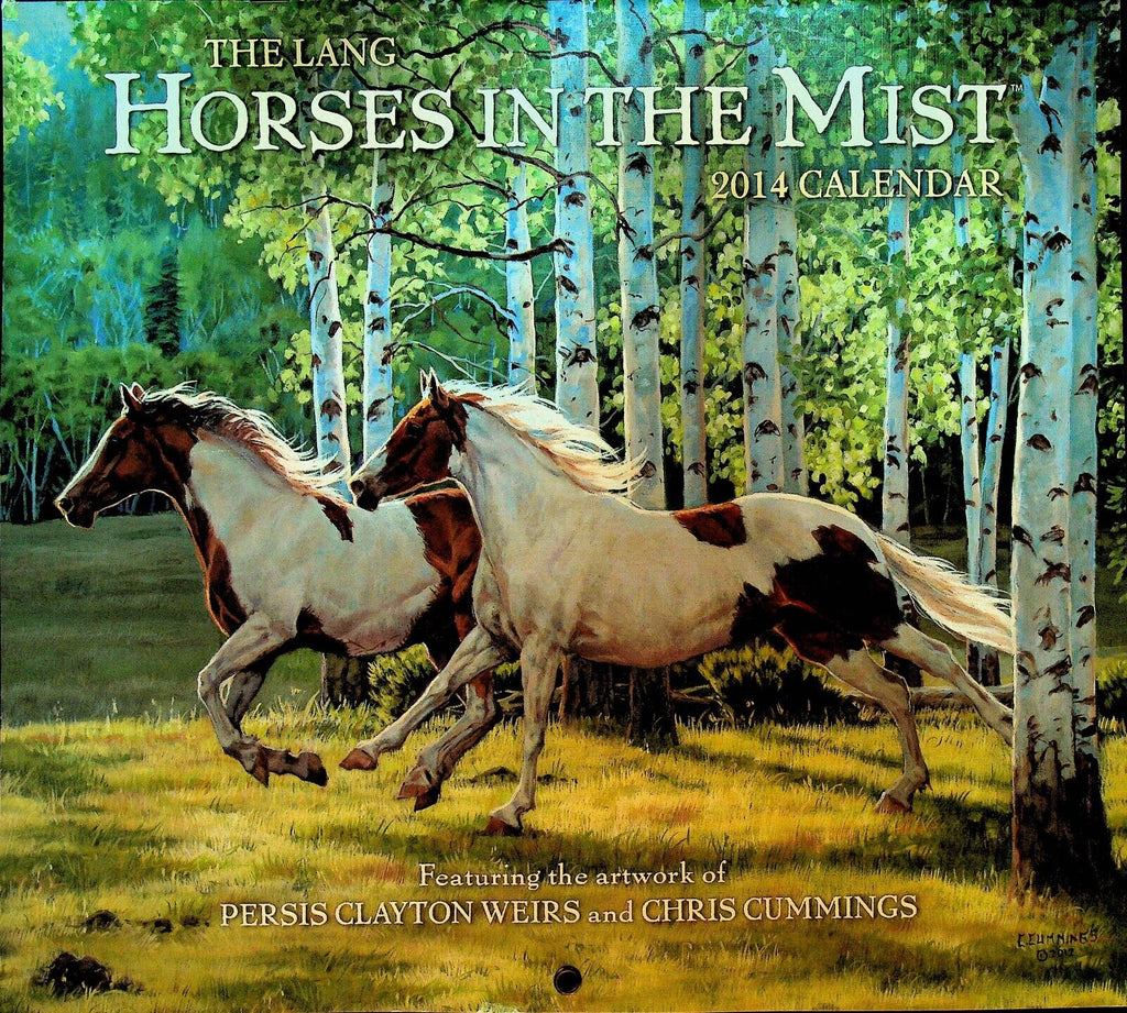 Horses in the Mist Calendar 2014 Chris Cummings Persis Clayton Weirs Lang