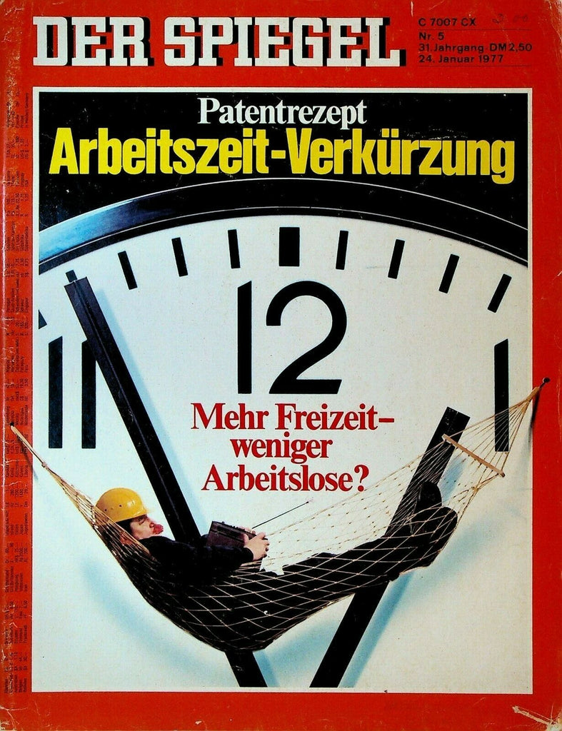 Der Spiegel January 24 1977 Formula 1 Nuclear Reactors Peter Hacks