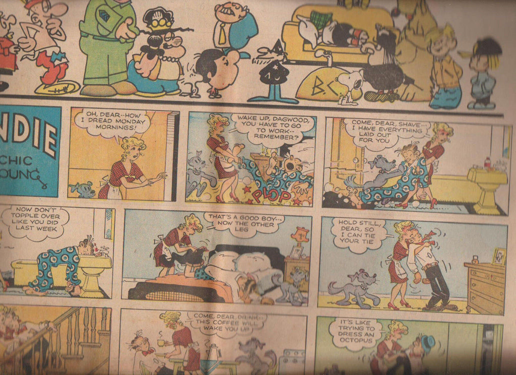Sunday Comics February 11 1973 Rochester Democrat & Chronicle Blondie Peanuts