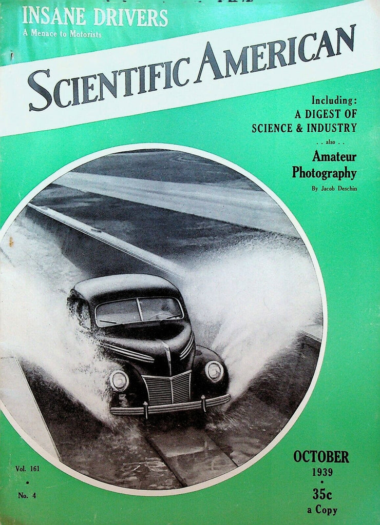 Scientific American October 1939 OB Hanson DC-4 Crazy Drivers