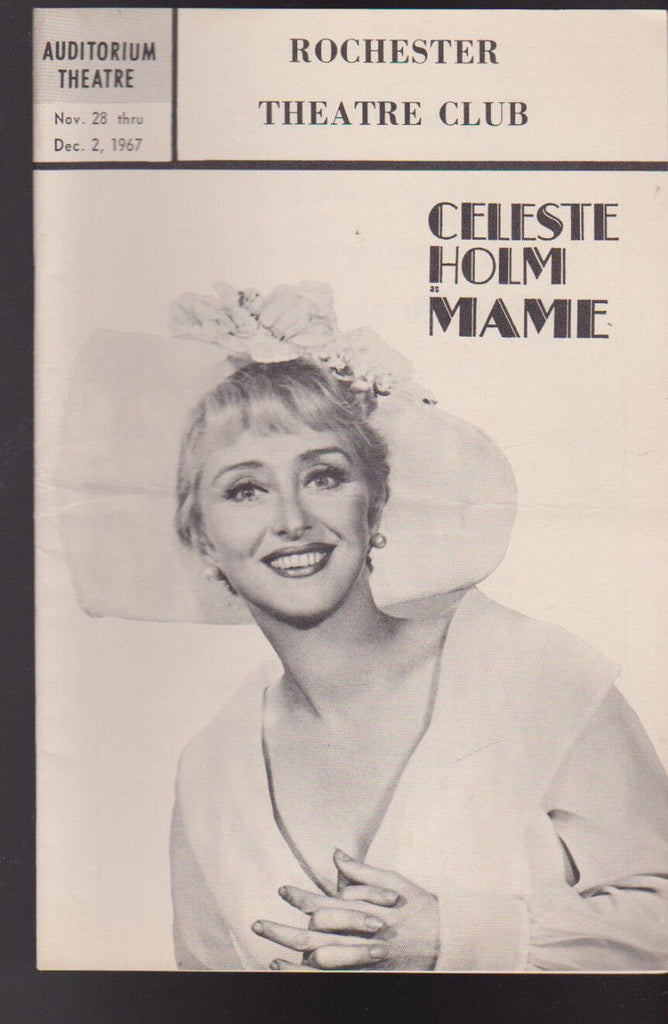 Mame Celeste Holm 1967 Auditorium Theatre Rochester NY Program Loretta Swit