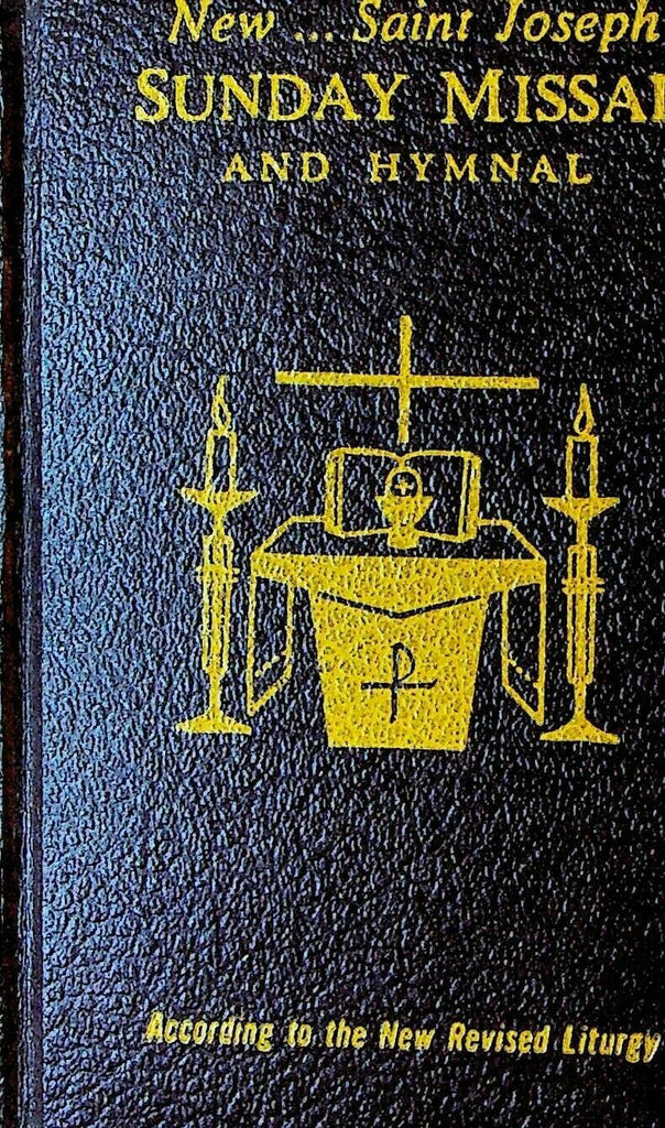 New Saint Joseph Sunday Missal & Hymnal New Revised Liturgy HC Book 1970