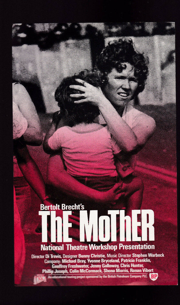Bertolt Brecht's the Mother National Theatre Workshop Ad Bill