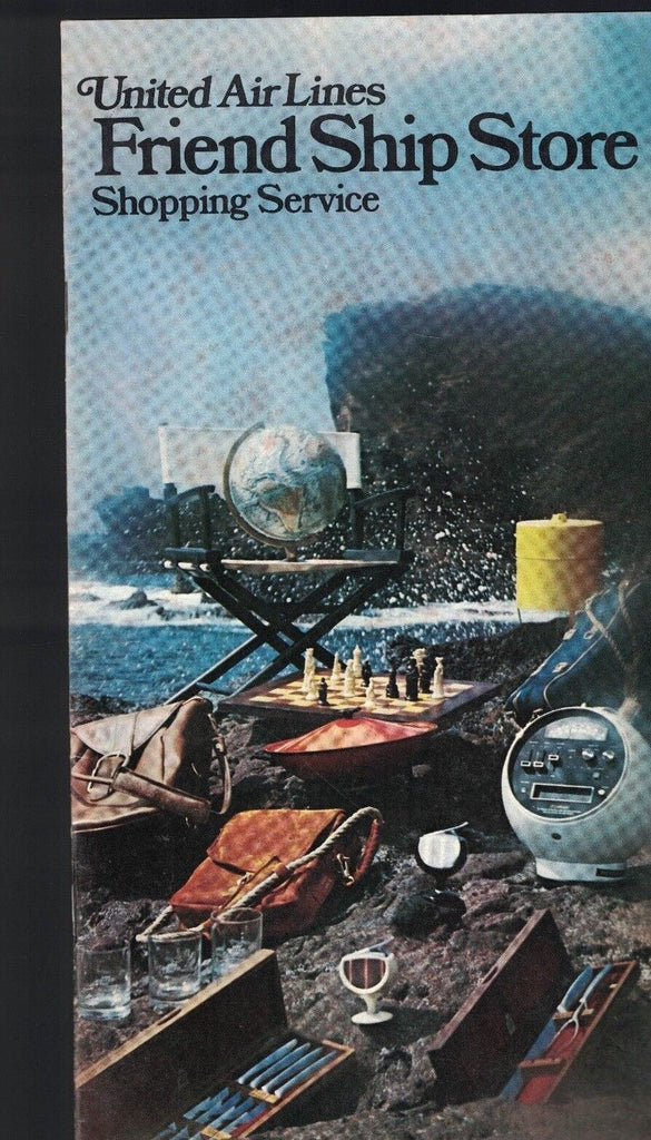 United Air Lines Friend Ship Store Shopping Service Catalog 1974