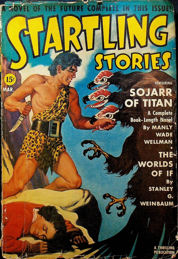 Startling Stories Pulp March 1941 Stanley Weinbaum Sojarr of Titan
