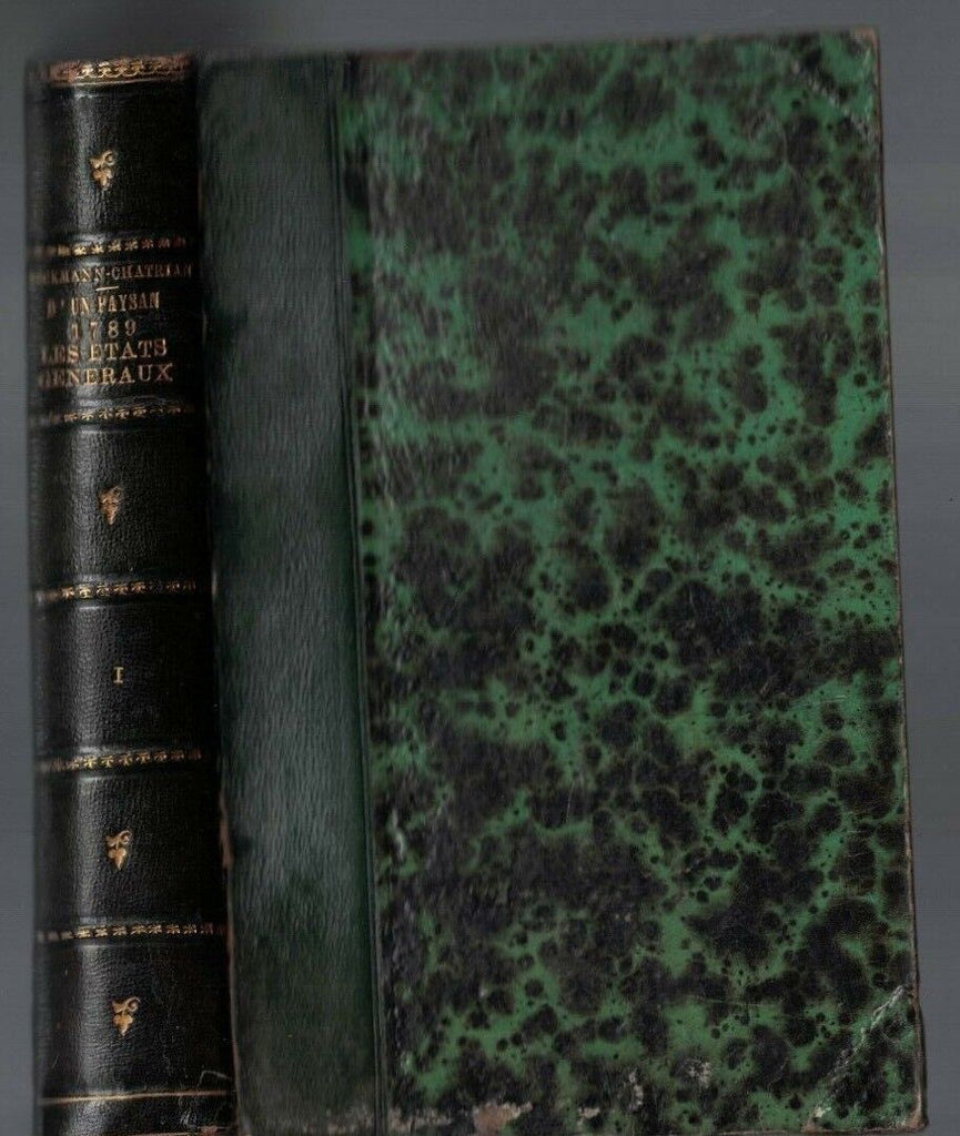 Histoire d'un Paysan 1789 Les Etats Generaux Par Erckmann-Chatrian 1869 Volume 1