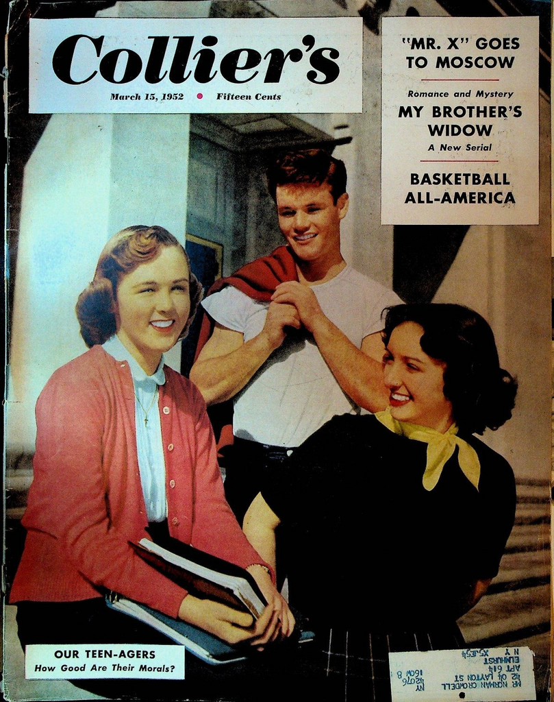 Collier's Magazine March 15 1952 Basketball Cliff Hagan Clyde Lovelelette