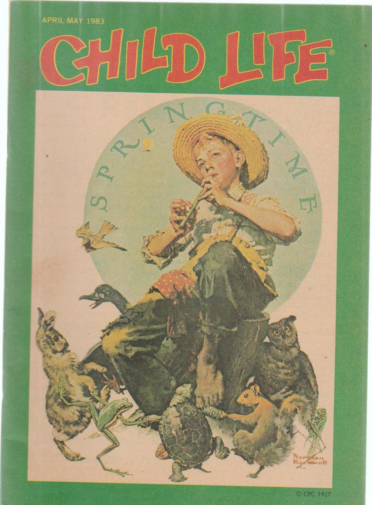 Child Life Magazine NORMAN ROCKWELL Springtime April May 1983