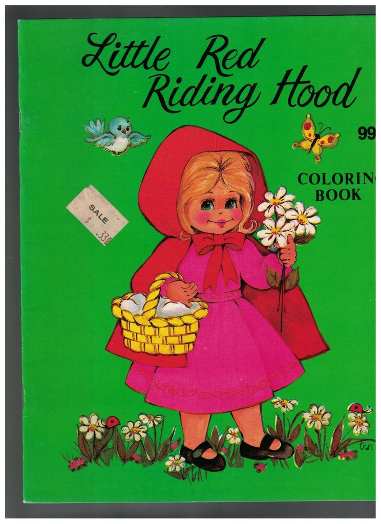 Little Red Riding Hood Coloring Book 1986 Landoll Hayesville Ohio