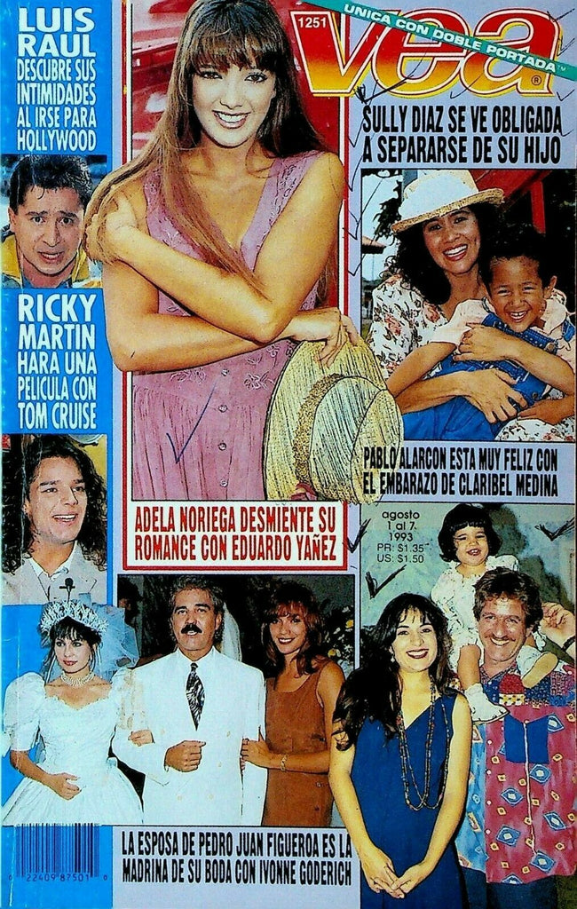 Vea Magazine #1251 August 1 1993 Ricky Martin Adela Noriega Luis Raul
