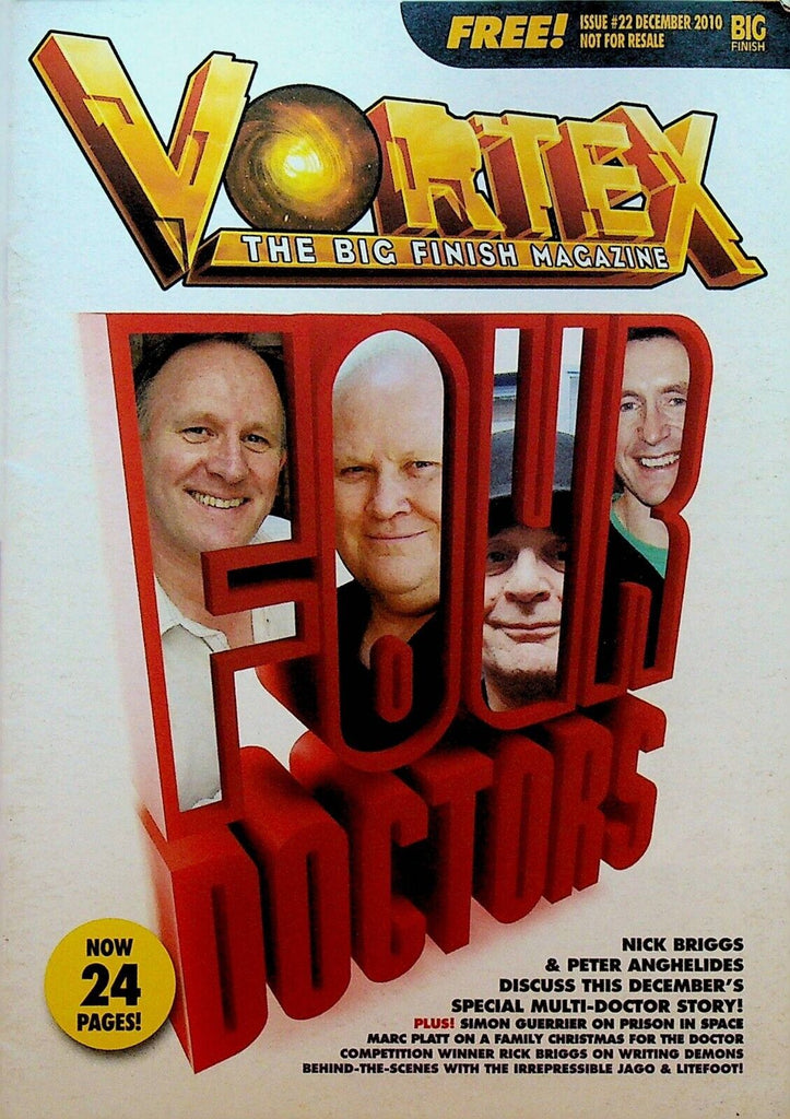 Vortex #22 December 2010 Doctor Who Jago Litefoot Rick Briggs Peter Anghelides