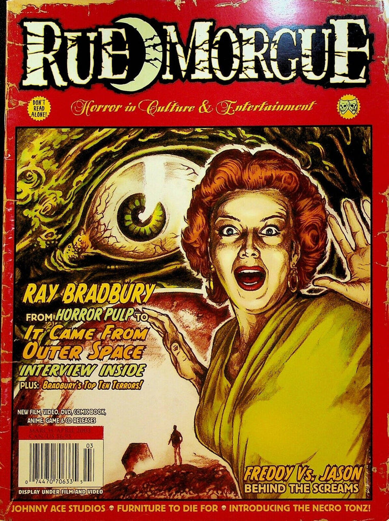 Rue Morgue Magazine #32 March 2003 Ray Bradbury Freddy v Jason Horror