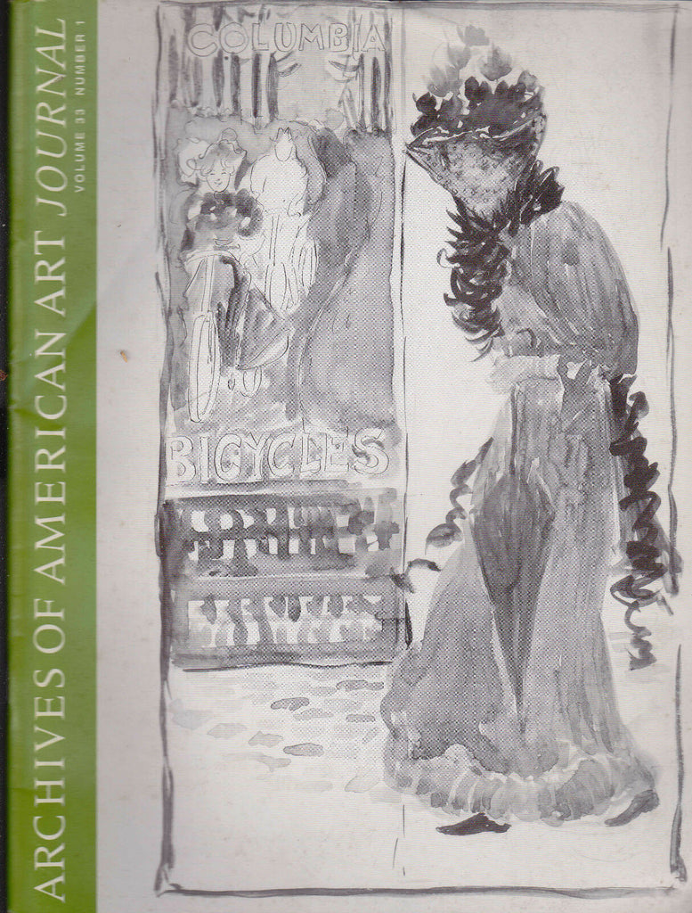 Archives of American Art Journal Maurice Prendergast  Vol 33 #1 1993