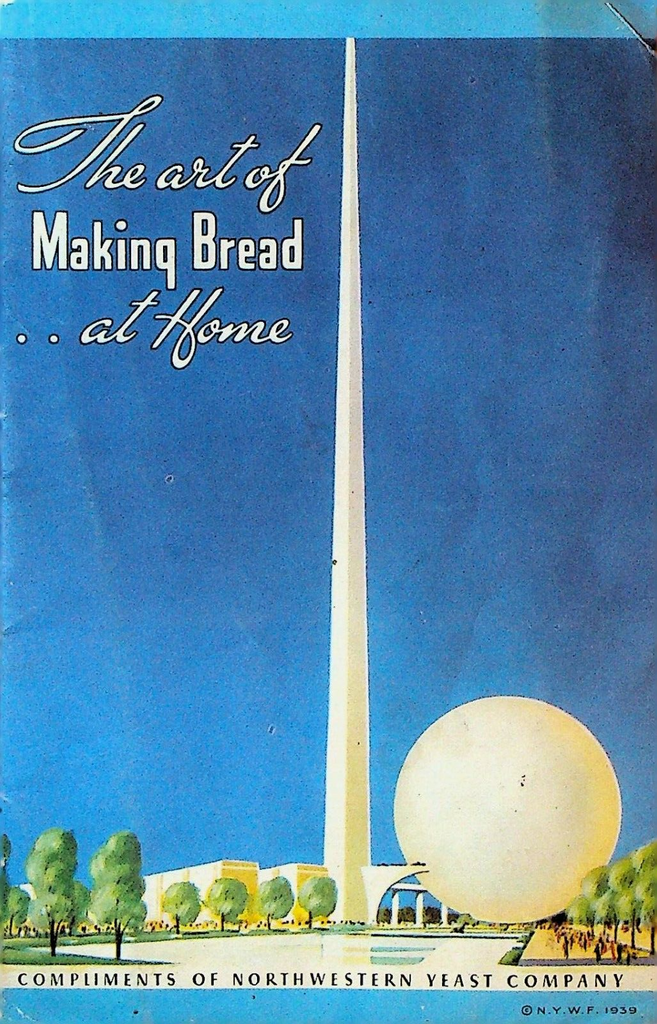Maca Northwestern Yeast Recipe Booklet 1939 New York World's Fair Making Bread