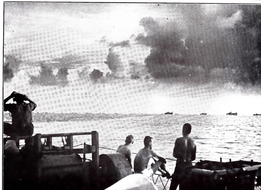 Cargo Ships & Transports in Philippines WWII Dispatch Photo News Service