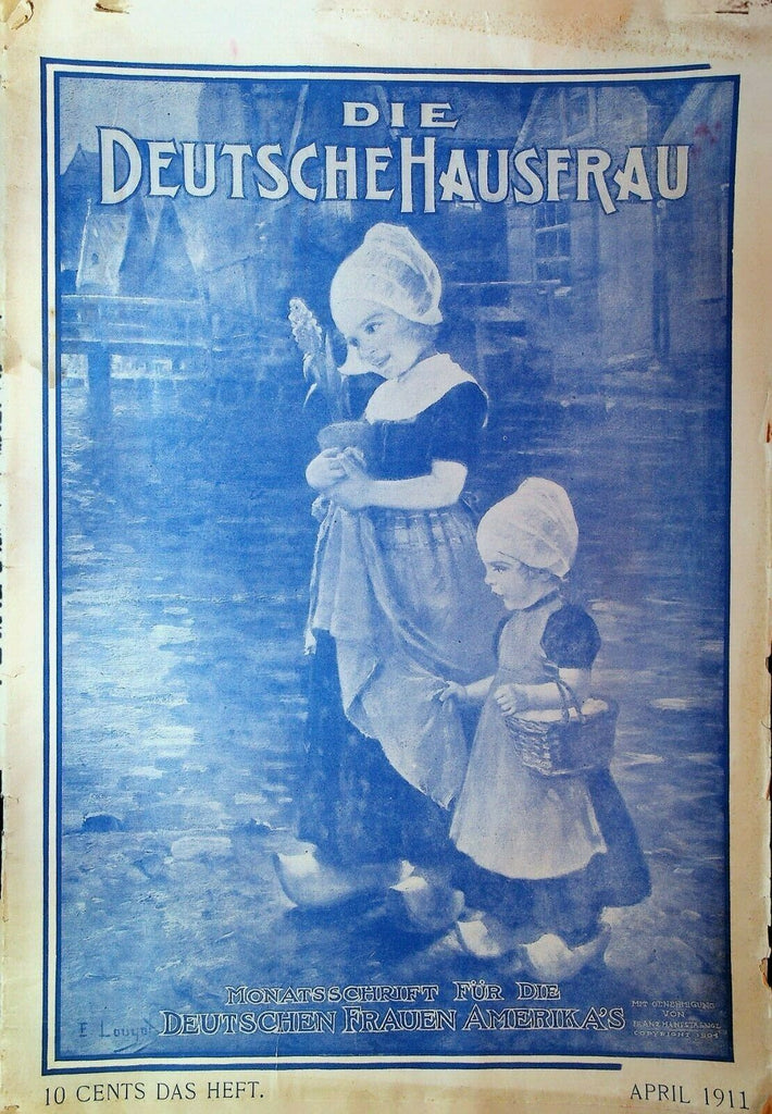 Die Deutsche Hausfrau Magazine April 1911 Shoes Quaker Oats Jell-O Fashion