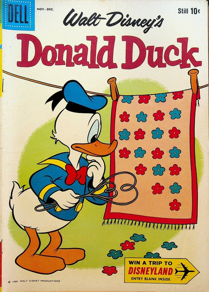 Donald Duck 74 Dell Comics 1960 Rug Cleaning