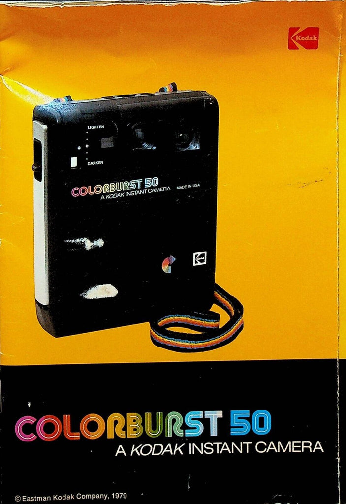 Colorburst 50 Kodak Instant Camera Guide Instructions