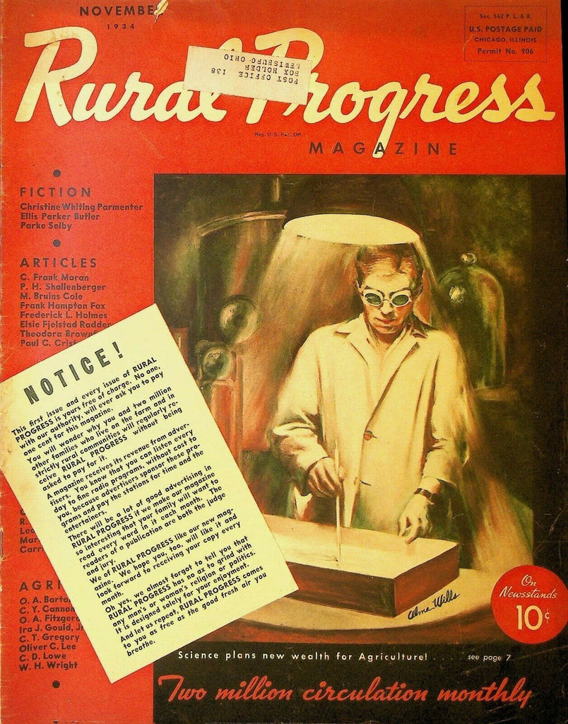 Rural Progress Magazine November 1934 FIRST ISSUE Clark Gable Shirley Temple