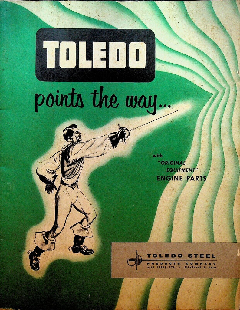 Toledo Steel Products Catalog 1947 Engine Parts Cleveland Ohio