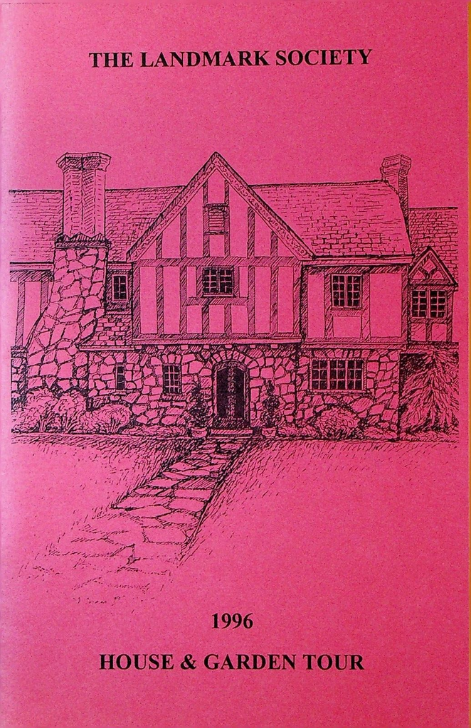 Landmark Society House & Garden Tour 1996 Booklet Rochester NY