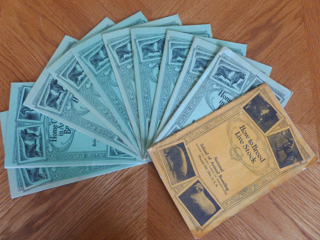 Home Course in Animal Breeding Set of 10 Lessons 1944