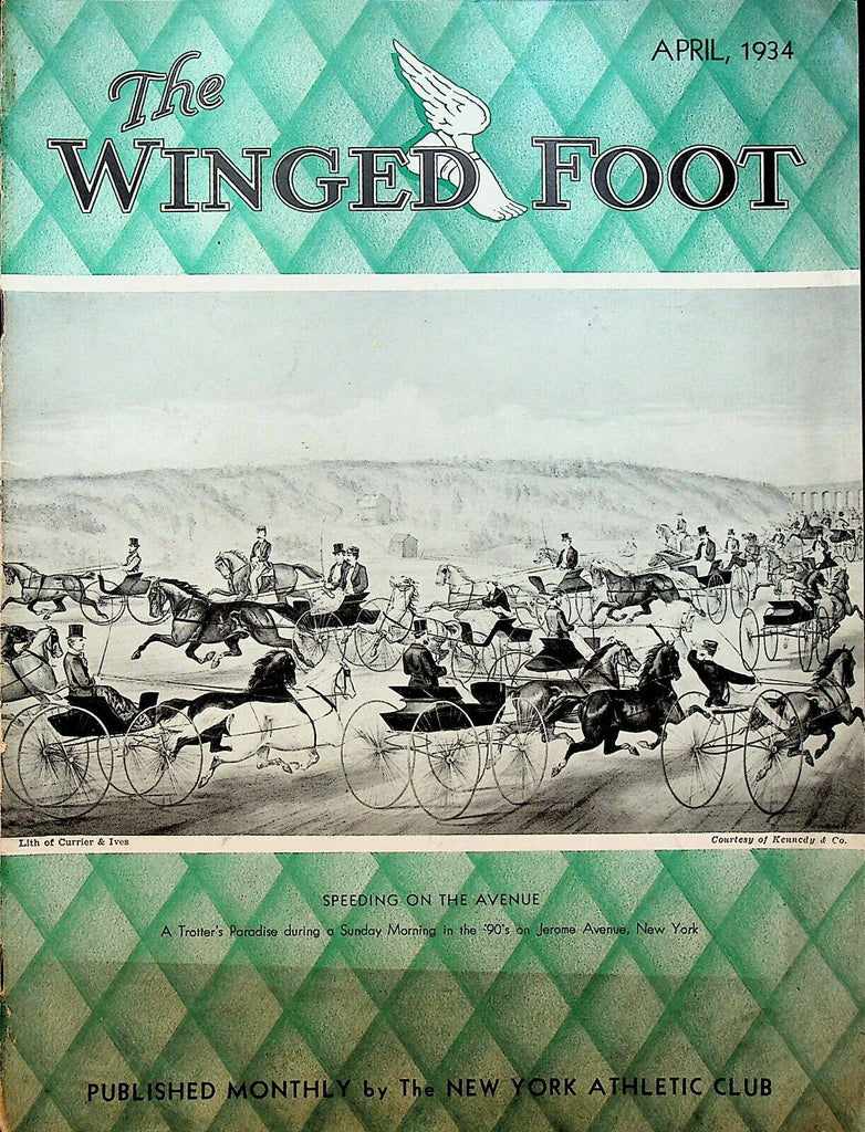 Winged Foot April 1934 New York Athletic Club SURFING Golf Squash Indoor Polo
