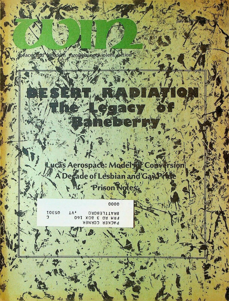 Win Magazine July 5 1979 Decade of Lesbian & Gay Pride Jackson Pollock