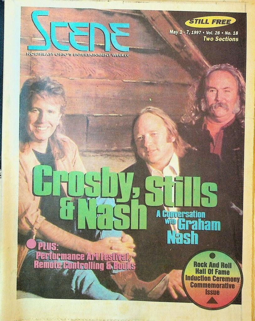 Cleveland Scene Magazine May 1 1997 Crosby Stills Nash Mike Myers
