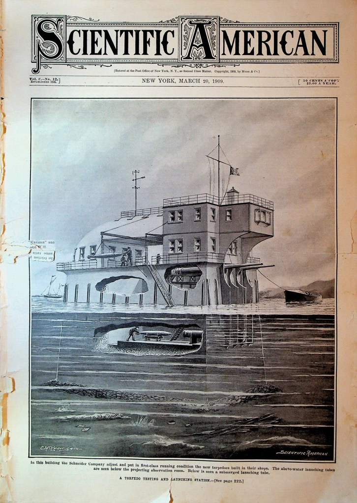 Scientific American Magazine March 20 1909 Cars Dreadnought North Dakota