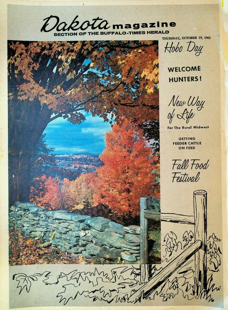 Dakota Magazine October 19 1961 Hobo Day Halloween Fall Food Festival