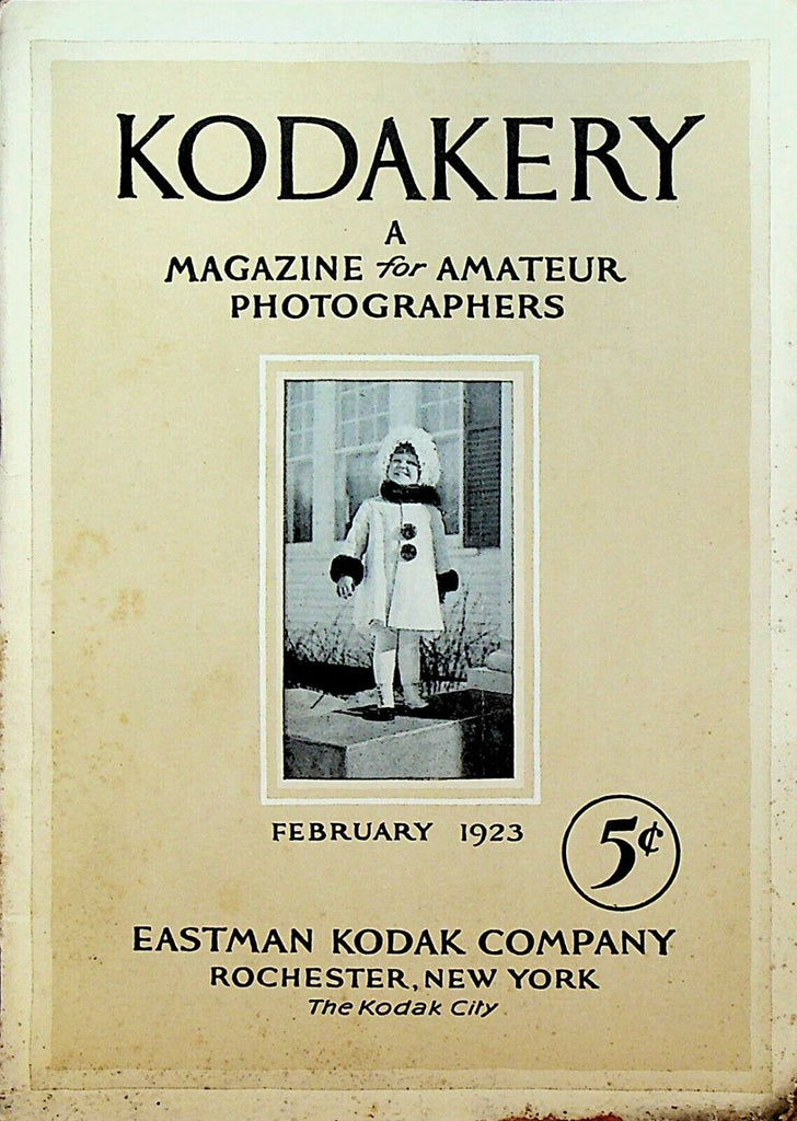 Kodakery Magazine for Amateur Photographers Kodak February 1923 Rochester NY