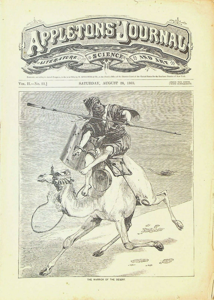 Appletons' Digest August 28 1869 Victor Hugo The Man Who Laughs Iceland