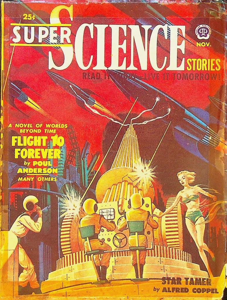 Super Science Stories Pulp November 1950 Poul Anderson Alfred Coppel