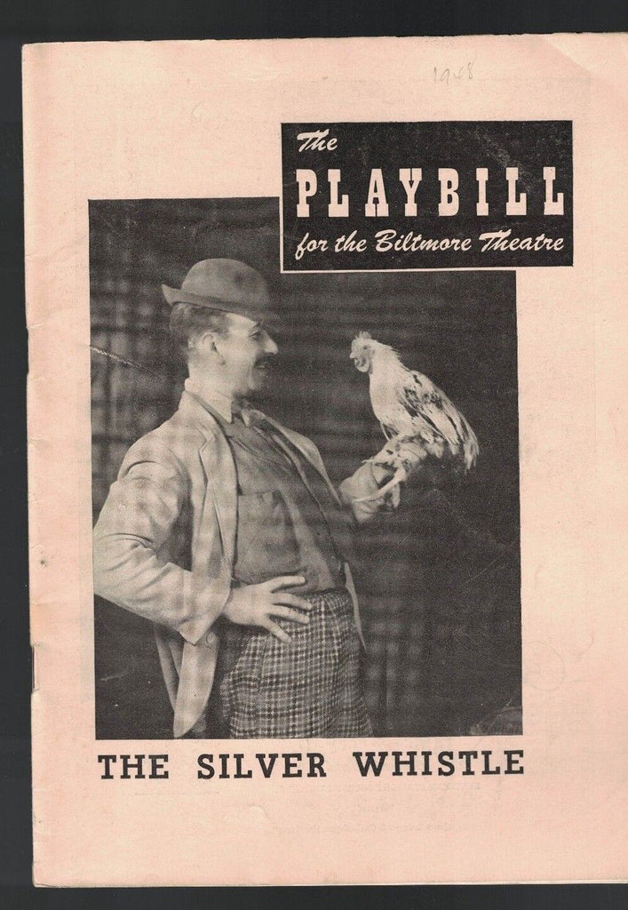 The Silver Whistle Playbill November 29 1948 Jose Ferrer Eleanor Wilson