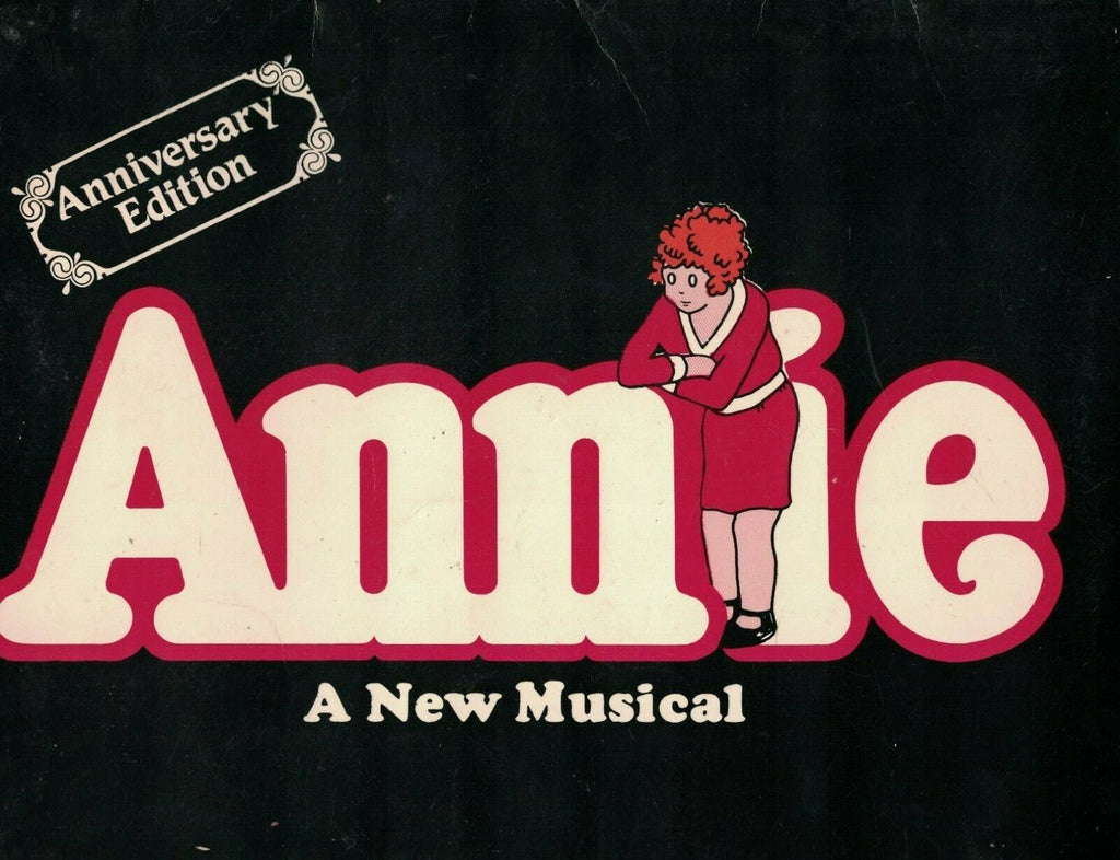Annie a New Musical Souvenir Program 1970s Anniversary Edition