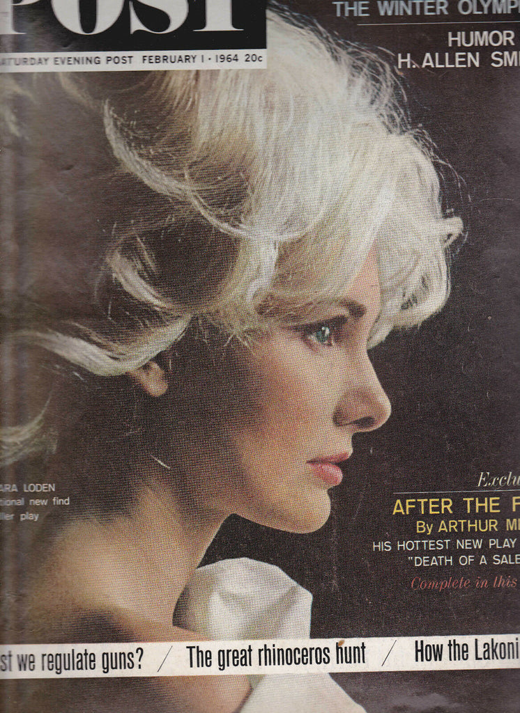 Saturday Evening Post Winter Olympics Barbara Loden Arthur Miller Feb 1 1964