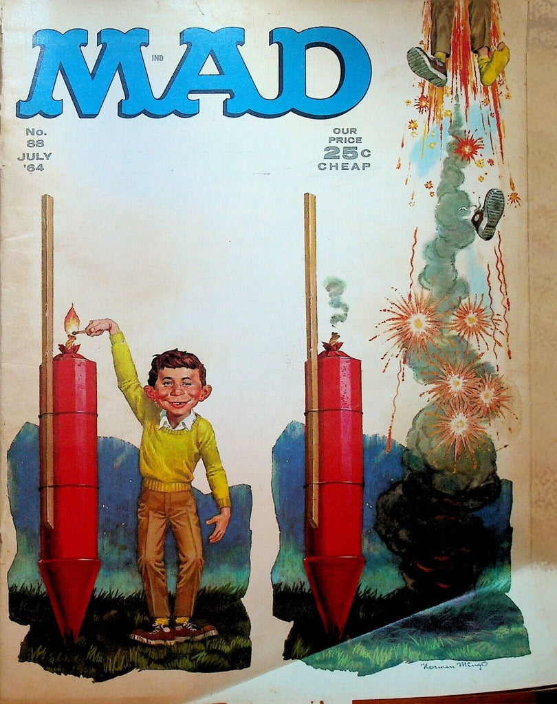 Mad Magazine 88 July 1964 Norman Mingo Spy vs Spy Don Martin