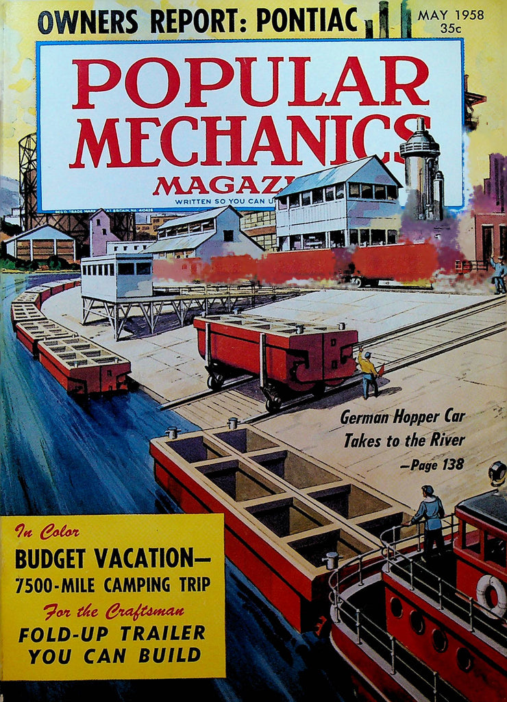 Popular Mechanics Magazine May 1958 Pontiac Philippines