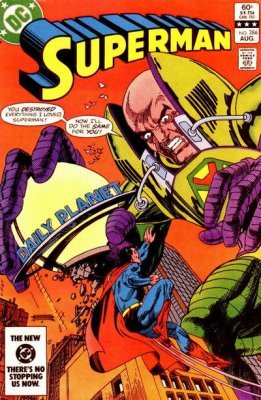 Superman Issue 386 August 1983 "Luthor, Lashes Back"