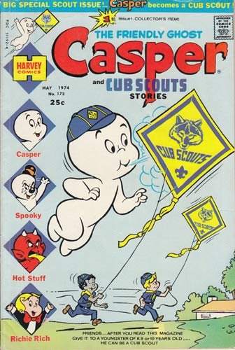 Comics - Friendly Ghost , Casper Comic Book #173 (May 1974) Fine