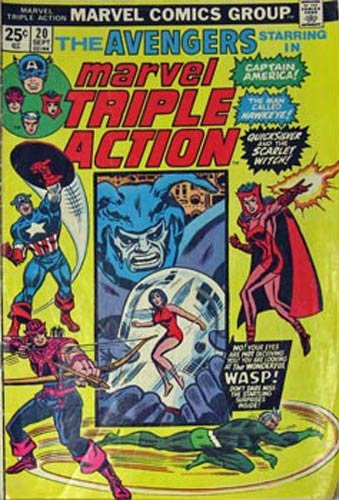 Marvel Triple Action (No. 20, September 1974) (The Voice Of The Wasp!)