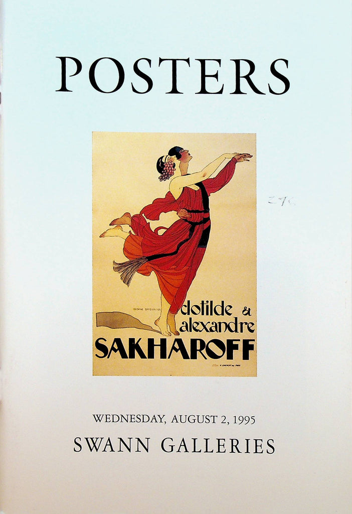 Posters Swann Galleries Auction Catalog August 2 1995
