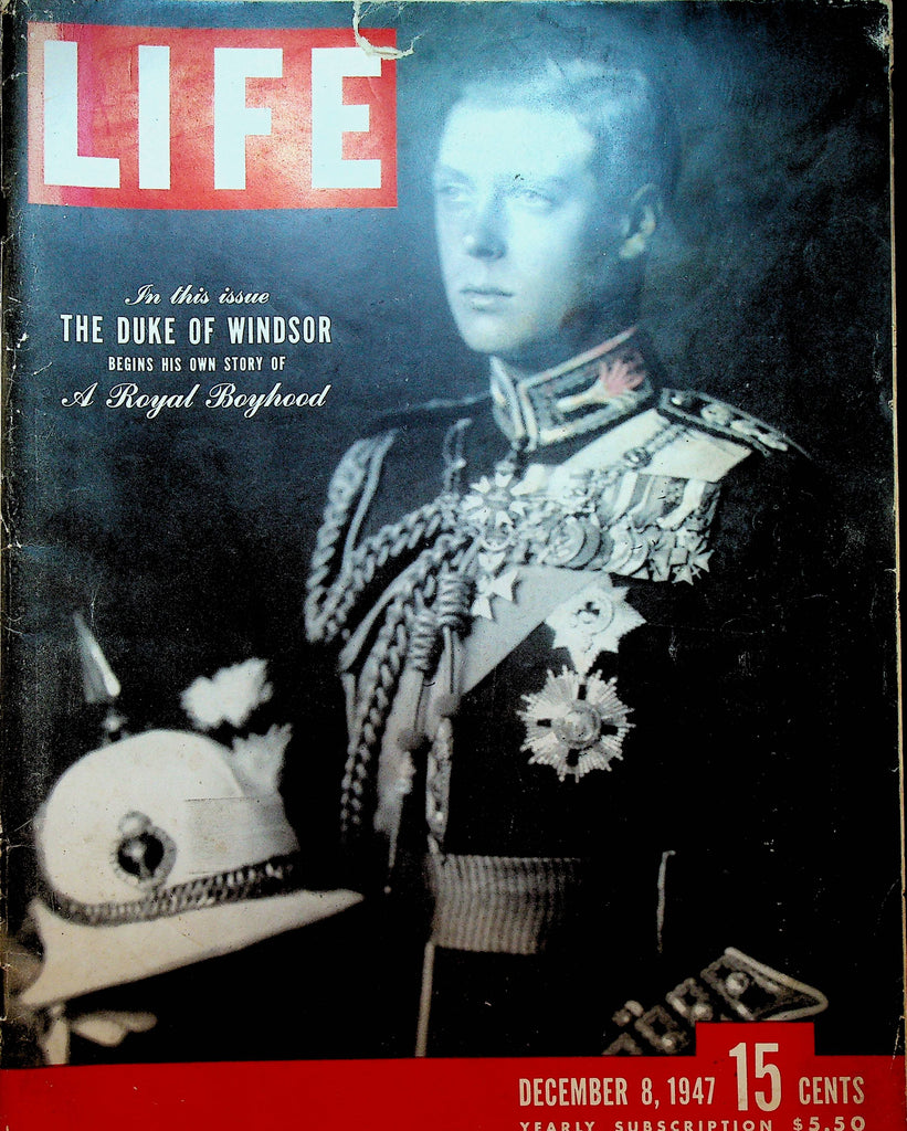 Life Magazine December 8 1947 Duke of Windsor